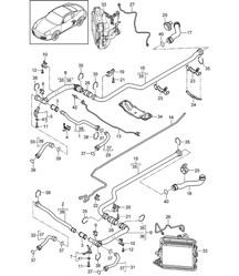 Raffreddamento ad acqua (Modello: A120,A121) 987C.2 Cayman 2.9L / 3.4L 2009-12