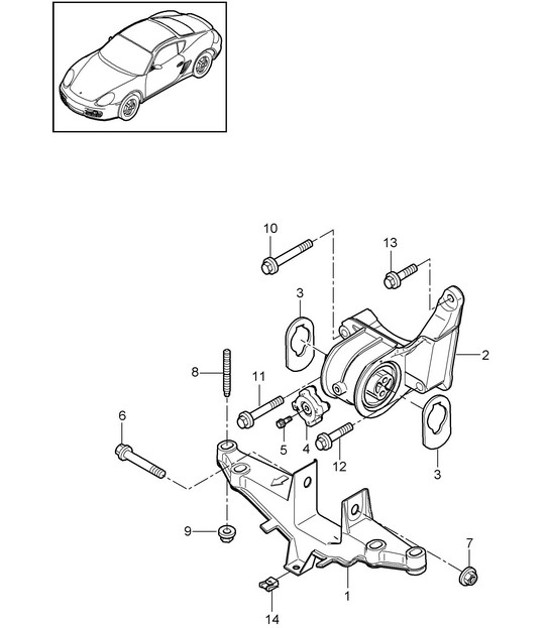 Diagram 109-000 Porsche 928 (1978-1995) 