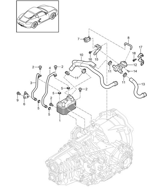 Diagram 360-000 Porsche 944 2.7L 8V 1988-89 