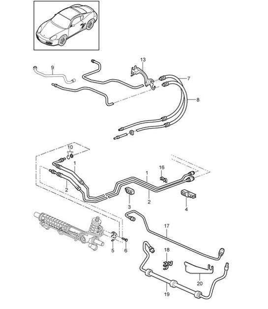 Diagram 403-001 Porsche Panamera 971 MK2 (2021-2023) 