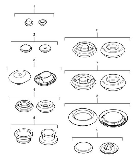 Diagram 801-002 Porsche 9J1.1 Taycan 2020-24 