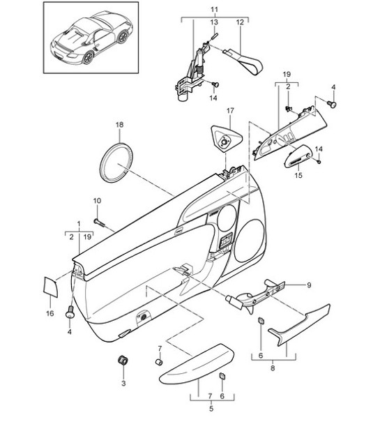Diagram 807-011 Porsche 9J1.1 Taycan 2020-24 