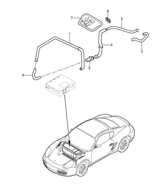 Diagram 813-002 Porsche 911 & 912 (1965-1989) Body