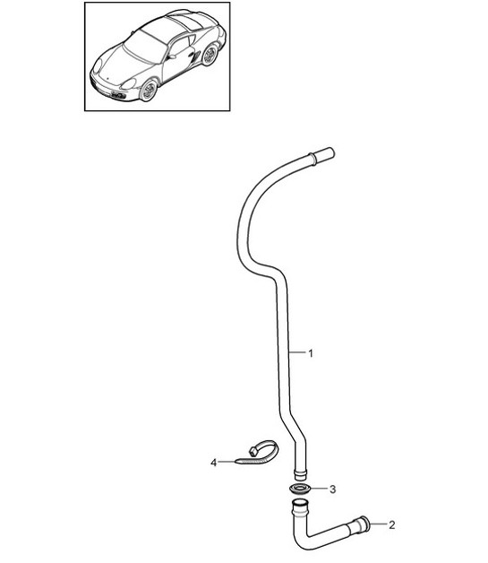 Diagram 813-010 Porsche 997 MKII Carrera C2 3.6L 2009-12 Body