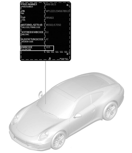 Diagram 004-000 Porsche 964 (911) C2 1989-93 Accessories & others 