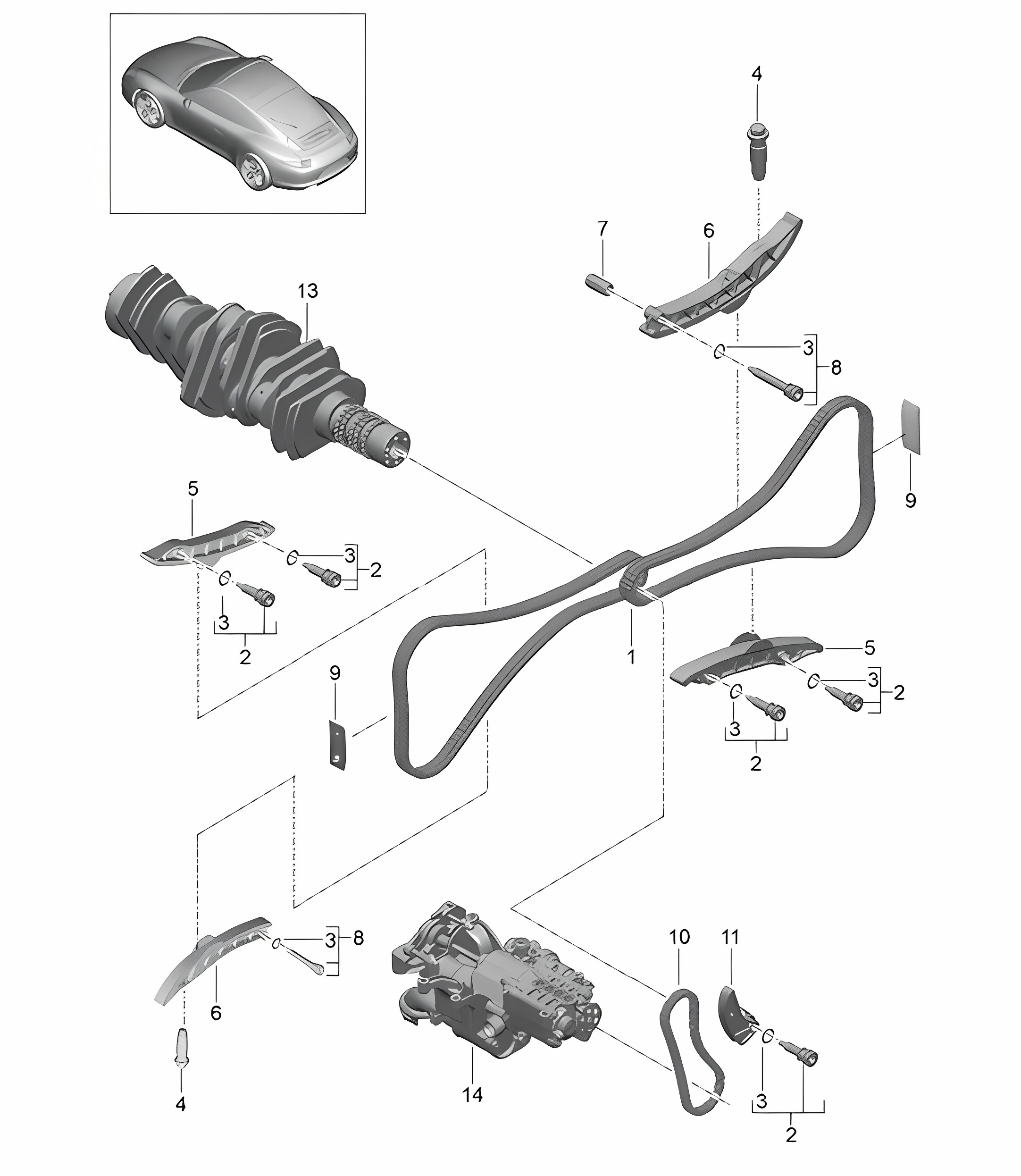 Valve control 991.1 2012-16