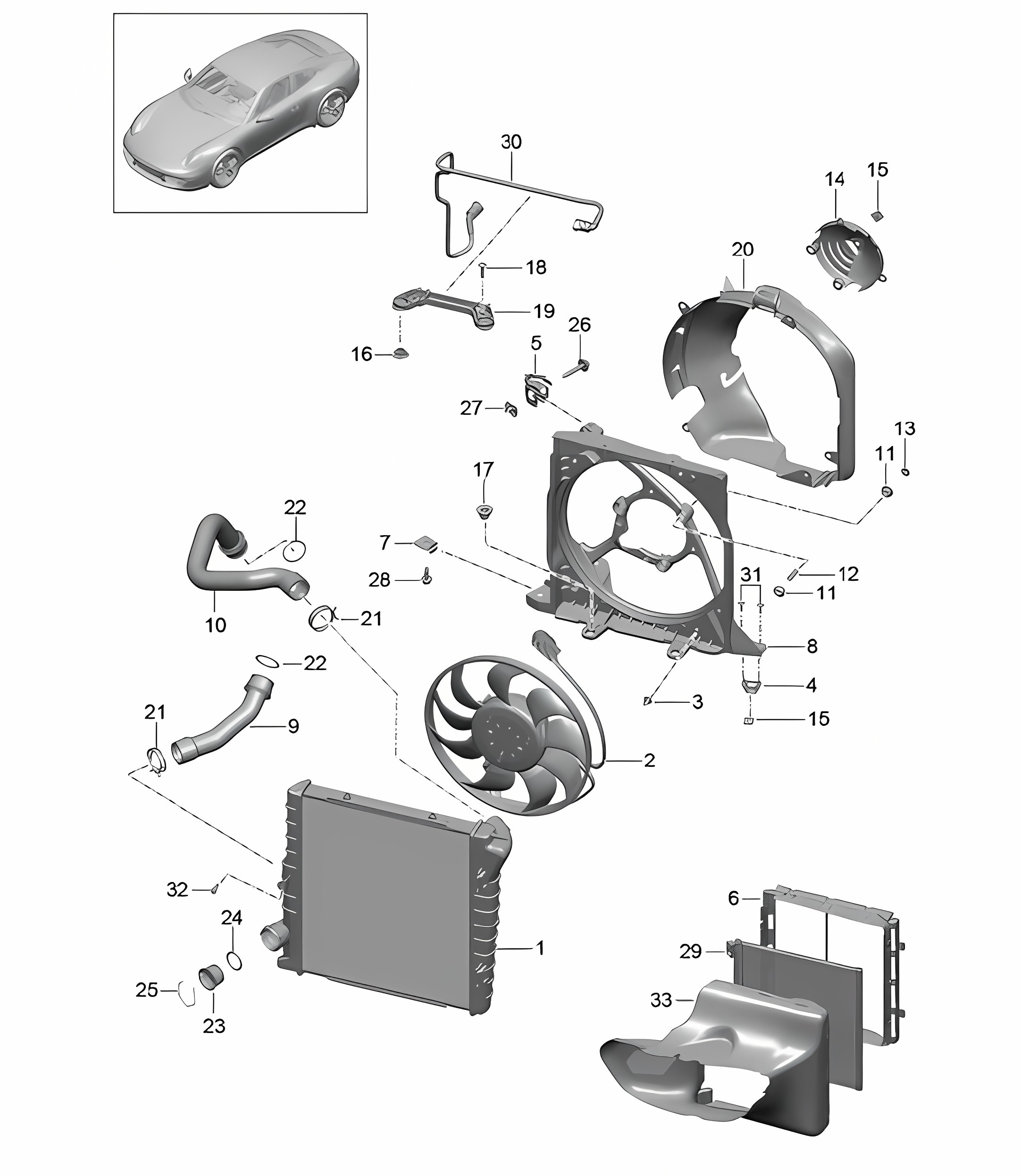 Water cooling 3 - 991.1 2012-16