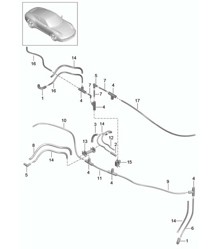 Vakuumsystem / Motor - A104 - 991.1 3.4L 2012-16