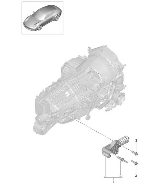 Kupplungsnehmerzylinder - G9100 - 991.1 2012-16