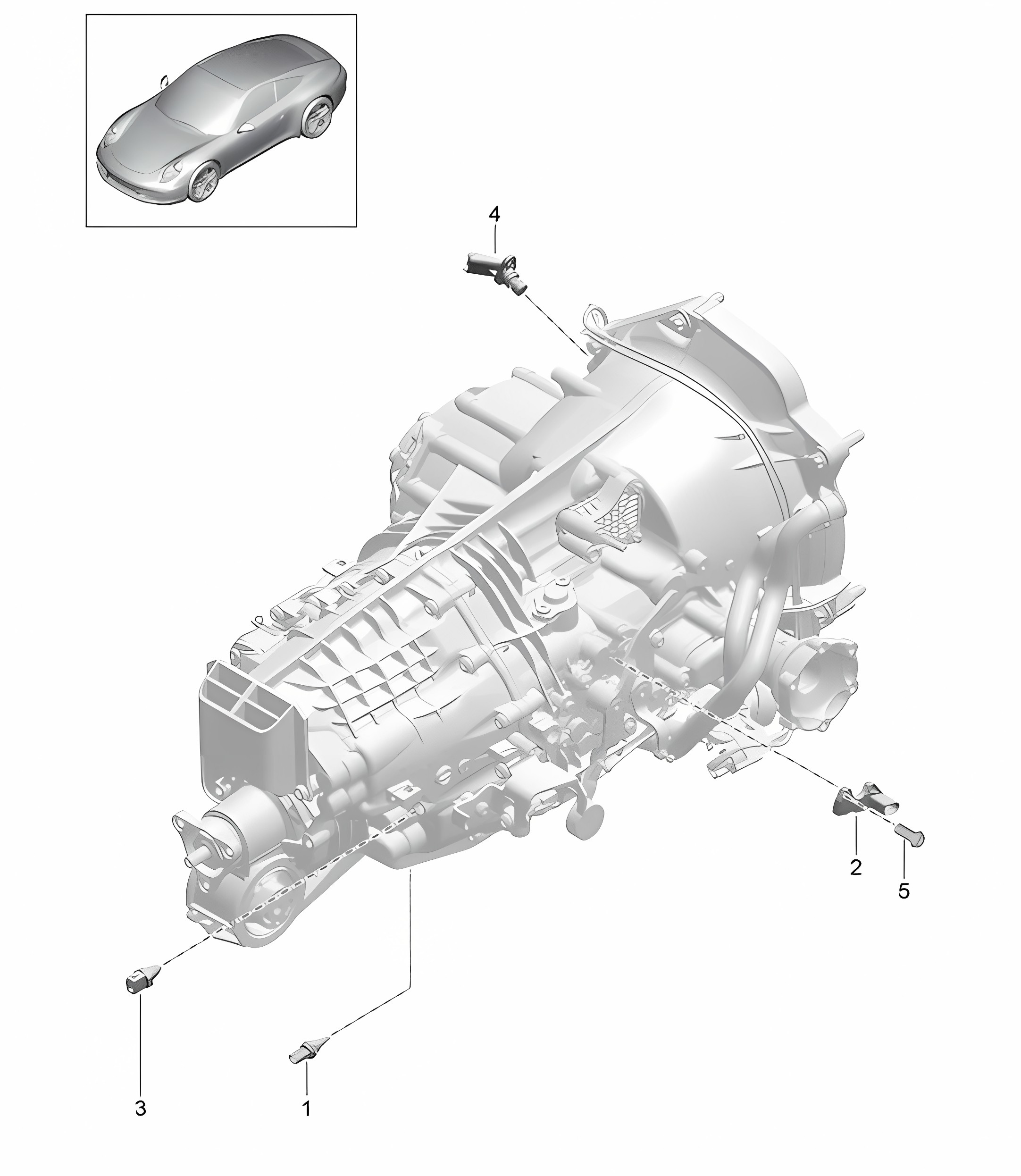 Manual gearbox / Individual parts - G9100, G9130 - 991.1 2012-16