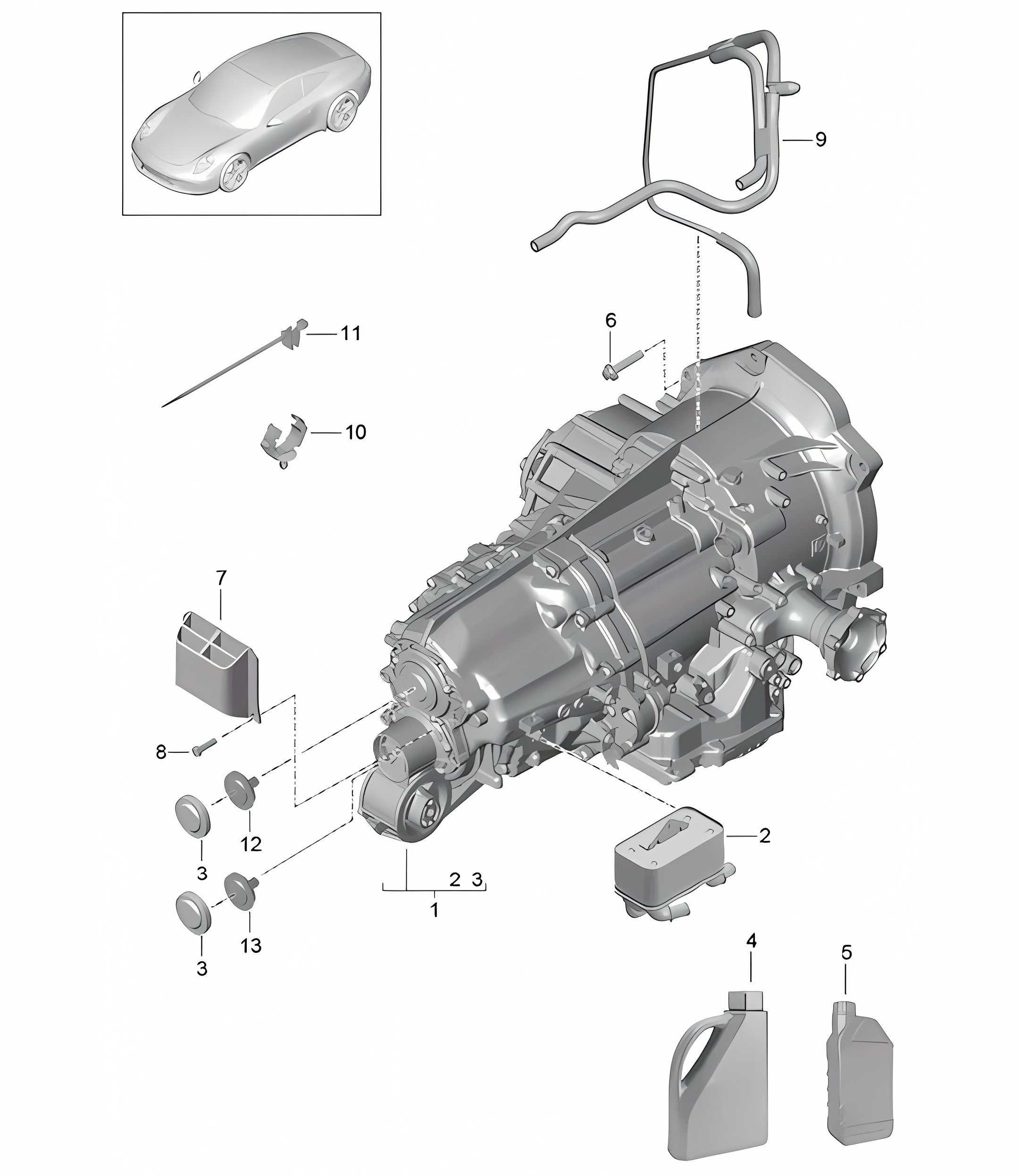 - PDK - Gearbox / Replacement transmission - CG105, CG135 - 991.1 2012-16