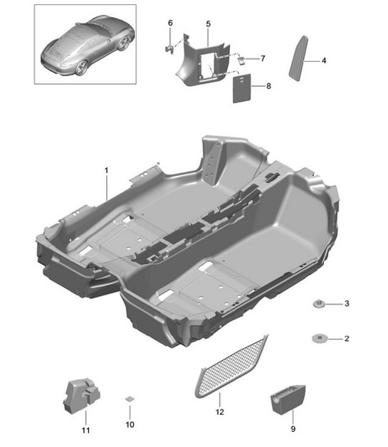 Diagram 807-010 Porsche 971.2 Panamera 2.9L V6 2021-23 