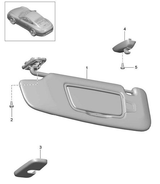 Diagram 807-067 Porsche 993 (911) C2S 1994-97 Body