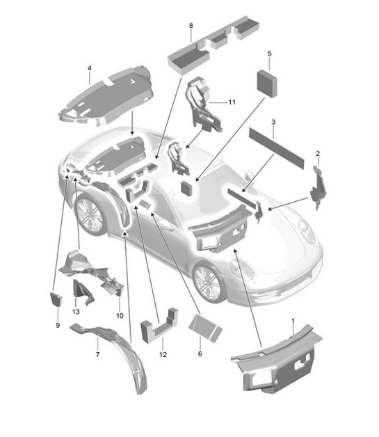 Diagram 807-083 Porsche 9J1.1 Taycan 2020-24 