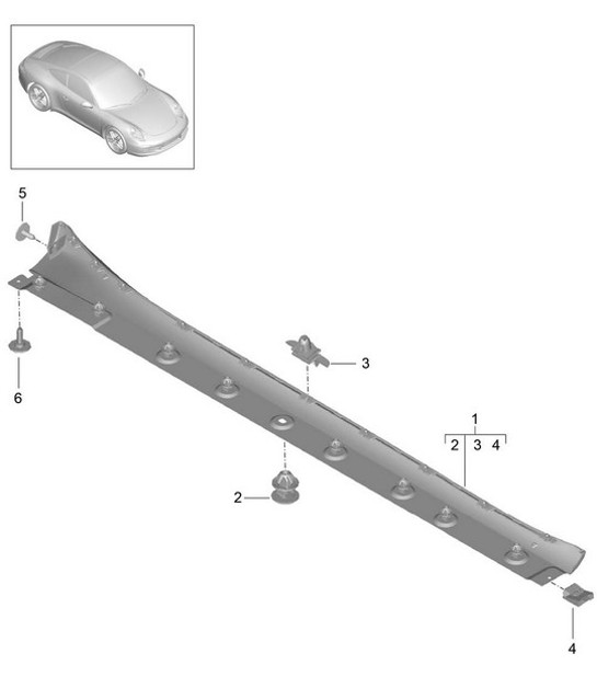 Diagram 810-005 Porsche 924S 2.5L 1986-87 