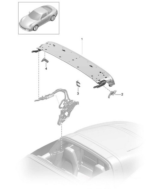 Diagram 811-022 Porsche 993 (911) C2S 1994-97 Body