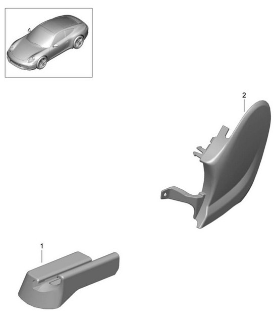 Diagram 817-015 Porsche Panamera 970 MK1 (2009-2013) Body