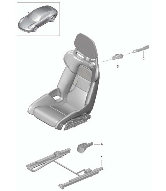 Diagram 817-030 Porsche Boxster 986/987/981 (1997-2016) Body