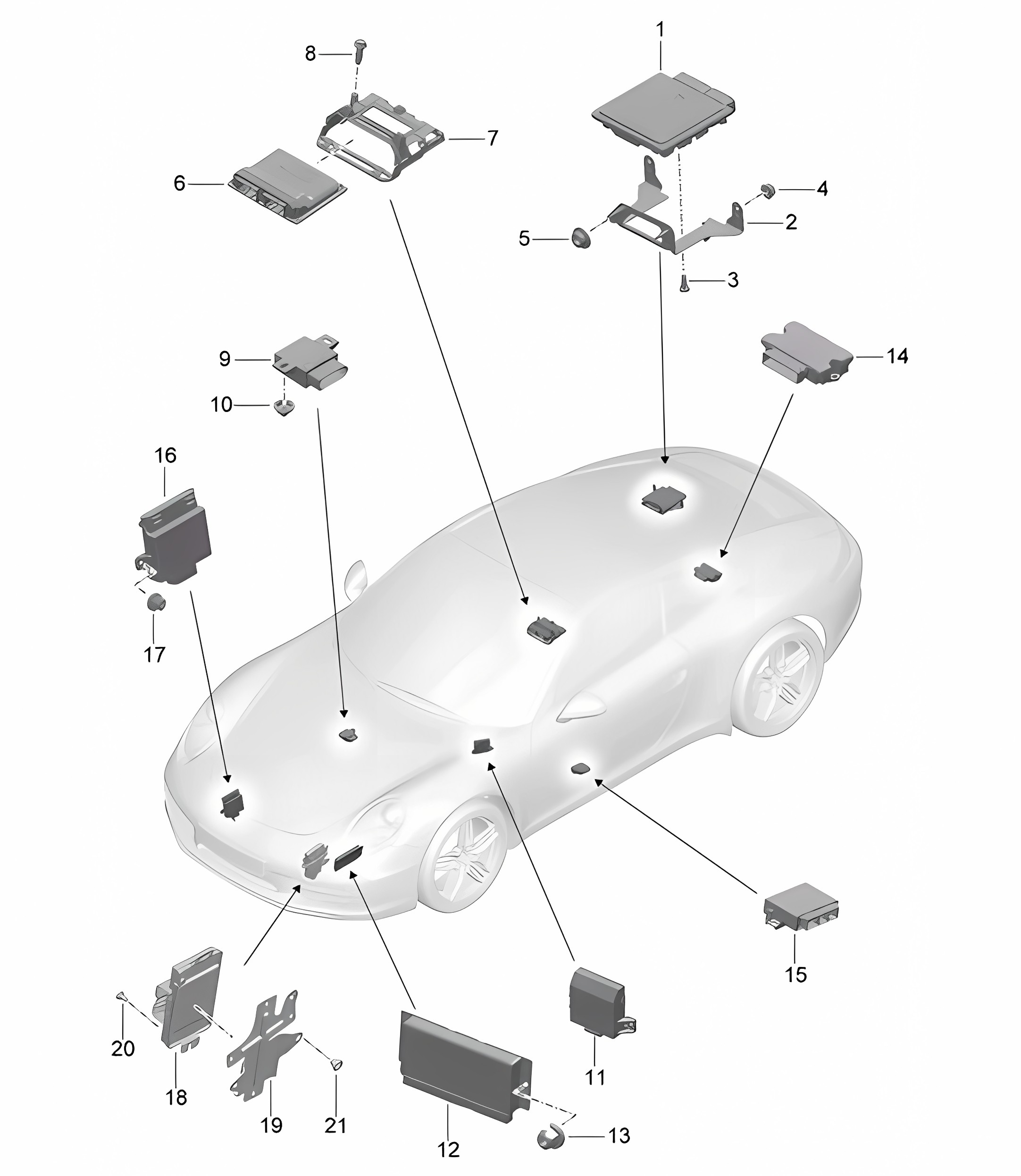 Control units 991.1 2012-16