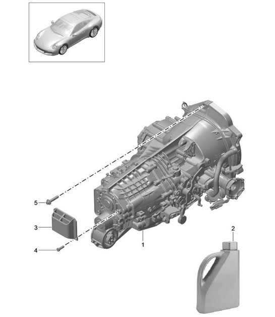 Kupplungsausrücker / Kupplungsnehmerzylinder - G9105,G9106, G9135+ PR:487 - 991.2 Carrera 2017-19