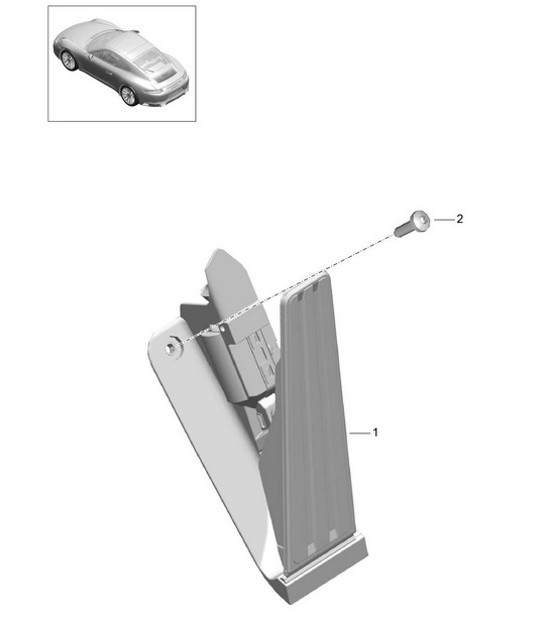 Diagram 702-010 Porsche 918 Spyder 2014-2015 