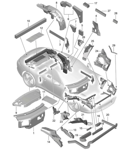 Diagram 807-080 Porsche 9J1.1 Taycan 2020-24 