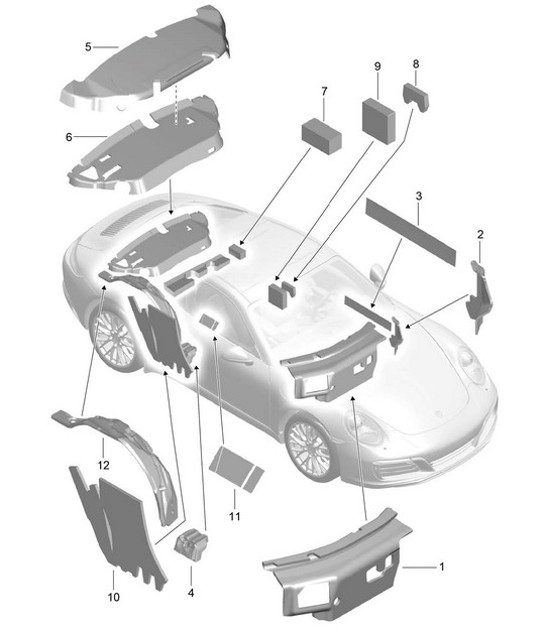 Carrozzeria / Insonorizzazione 1 - CABRIO - 991.2 Carrera 2017-19