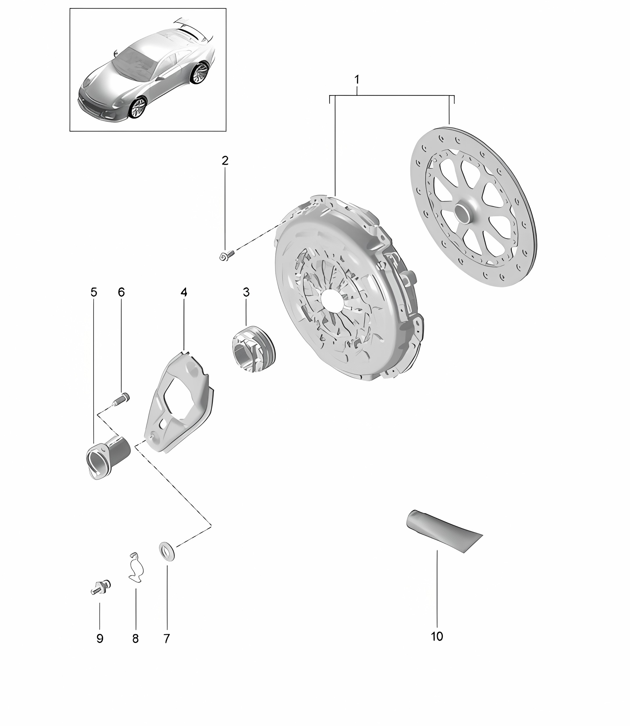 Coupling - G9190+, PR:486 - 991 R/GT3/RS 2014-21