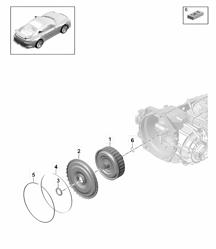 - PDK - Gearbox / Clutch for dual clutch / Gearbox (Model: CG190,CG192,CG195) 991 R/GT/GT3 2014-21