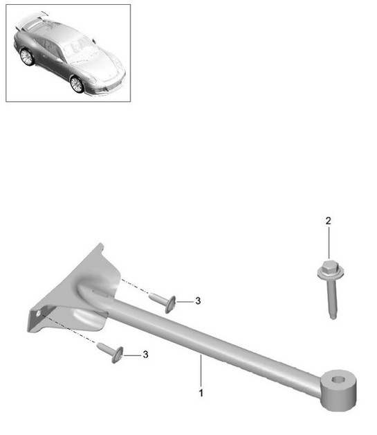 Diagram 801-015 Porsche Boxster 986/987/981 (1997-2016) Body
