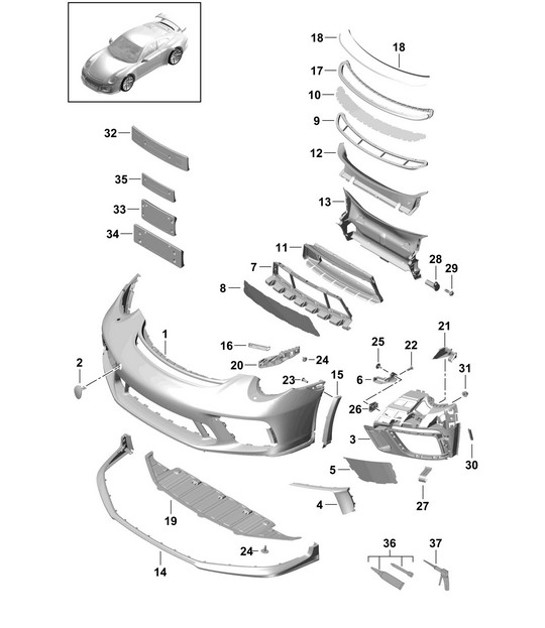 Diagram 802-003 Porsche 911 & 912 (1965-1989) Body
