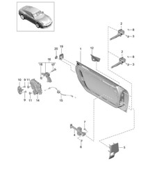 Deurschaal / Installatiedelen / Deurslot 991 (911) R 2014-21