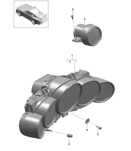 Diagram 906-000 Porsche 944 2.5L 8V 1982-87 