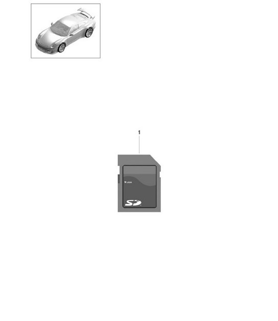 Diagram 911-008 Porsche 997 MKII GT2 RS 2011-13 Electrical equipment