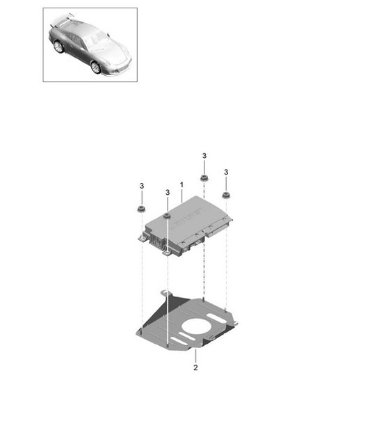 Diagram 911-011 Porsche Macan (95B) MK1 (2014-2018) Electrical equipment