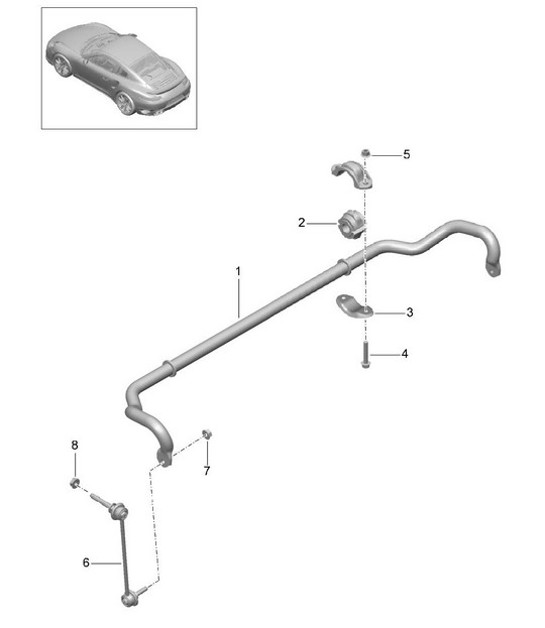 Stabilisator - PR:475 - 991 Turbo >>2016