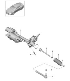 Steering gear / Steering parts 991 Turbo >>2016
