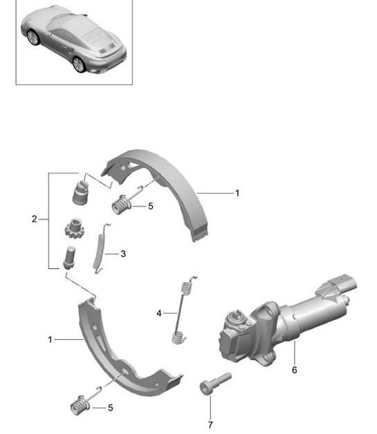 Diagram 603-007 Porsche Panamera 971 MK1 (2017-2020) 
