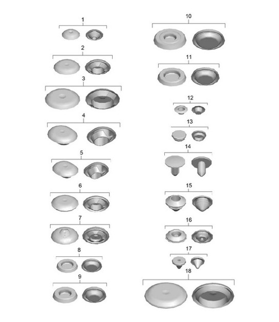 Diagram 801-002 Porsche 356 (1950-1965) Body