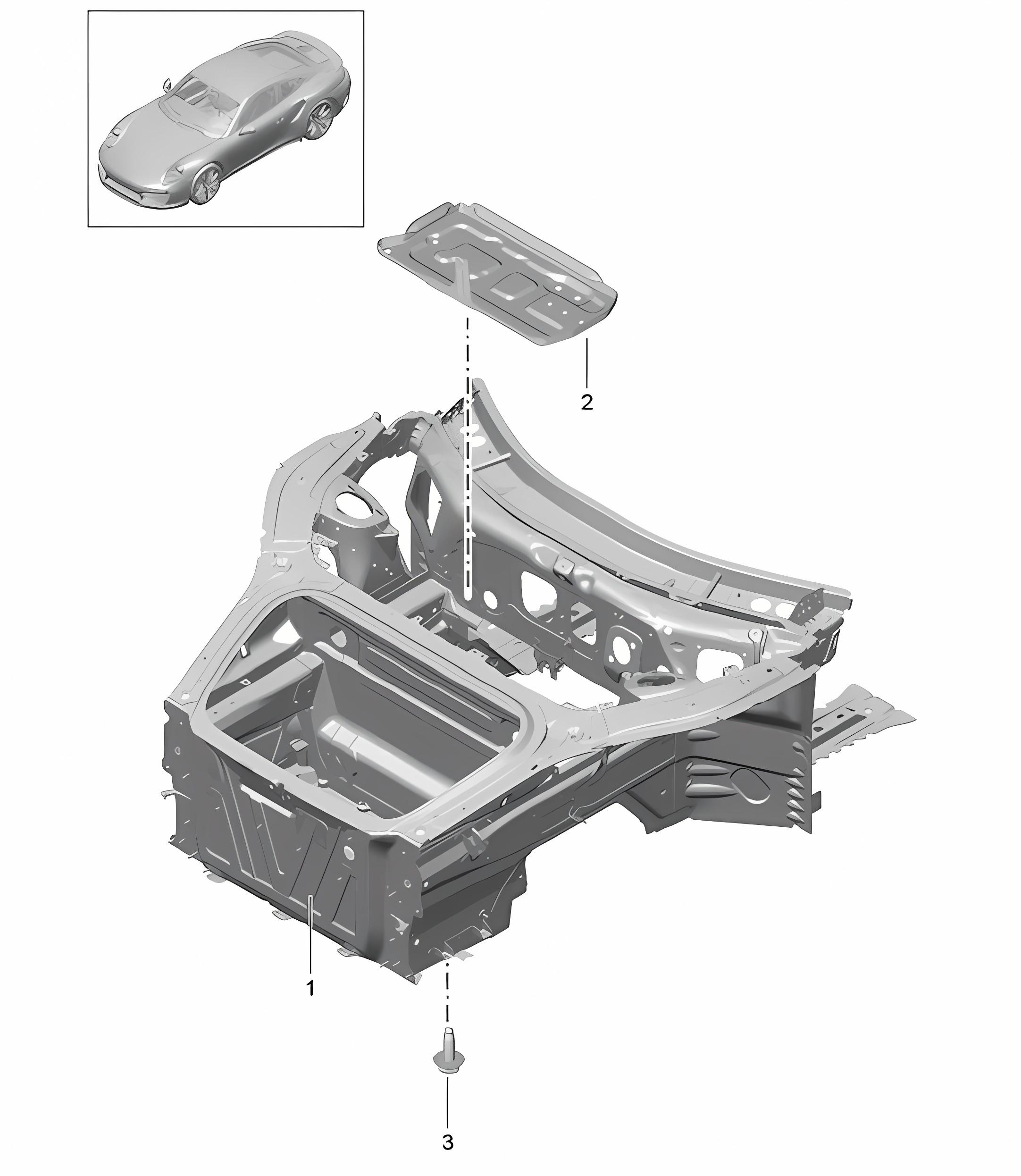 Front end (complete) 991 Turbo / GT2 RS 2010-14