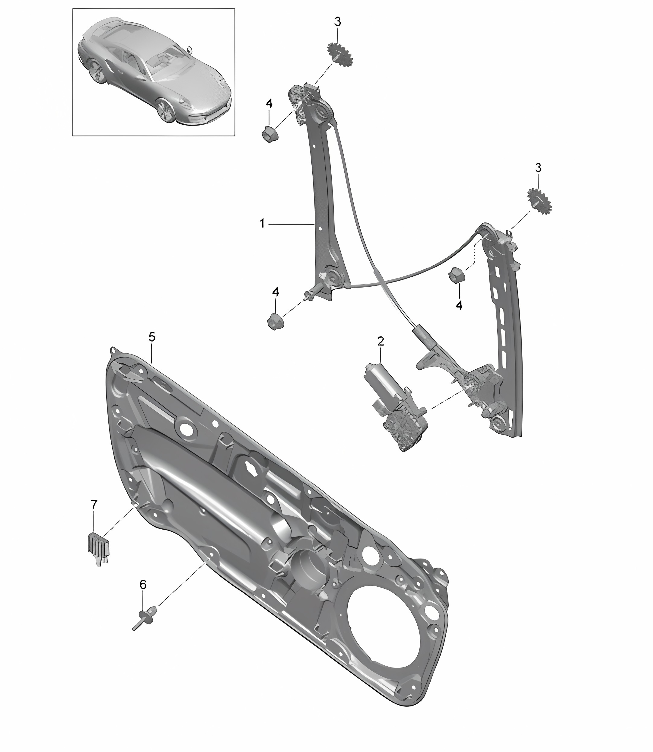 Window regulator 991 Turbo >>2016