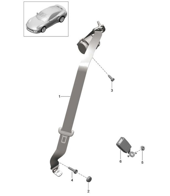 Diagram 812-006 Porsche 911 & 912 (1965-1989) Body