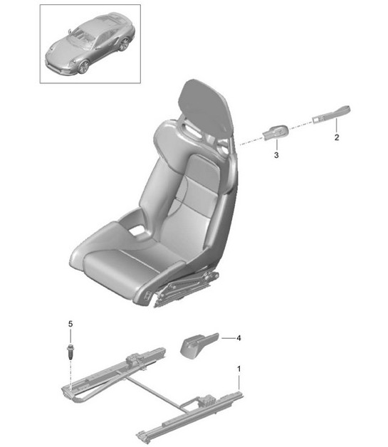 Diagram 817-000 Porsche 911 1978-1983 3.0L / SC Body