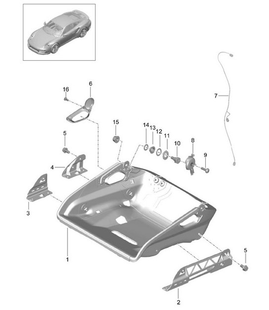 Diagram 817-004 Porsche 911 & 912 (1965-1989) Body