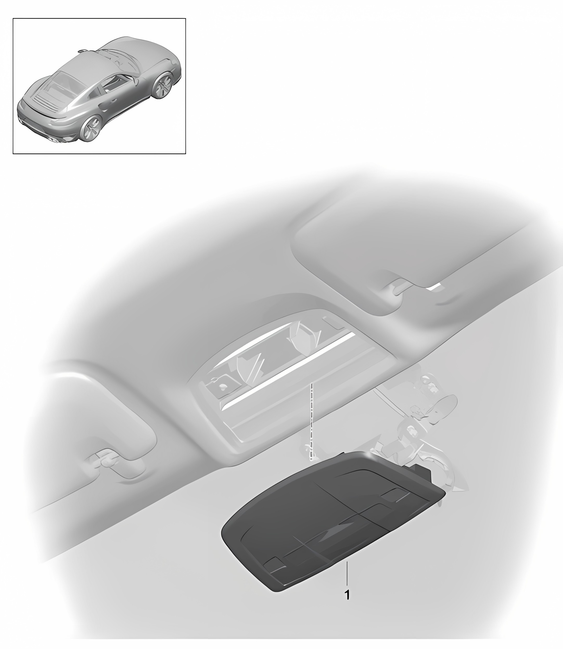 Console / Roof 991 Turbo / GT2 RS 201
