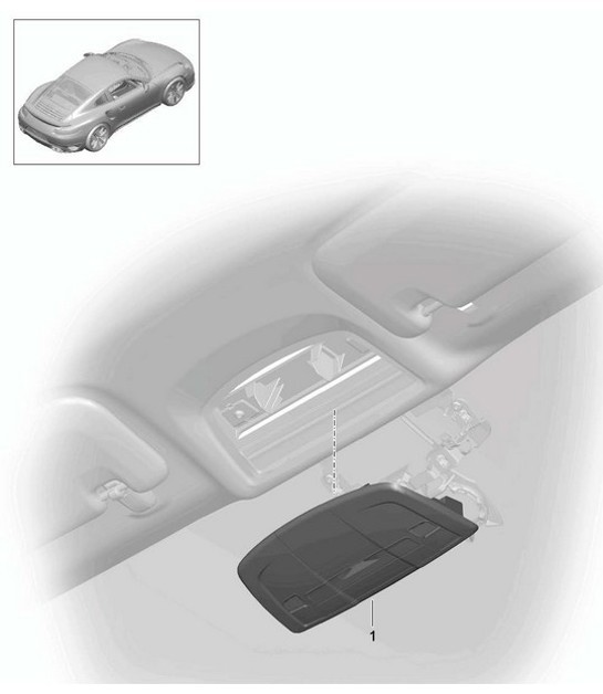 Diagram 903-006 Porsche Macan (95B) MK1 (2014-2018) Electrical equipment