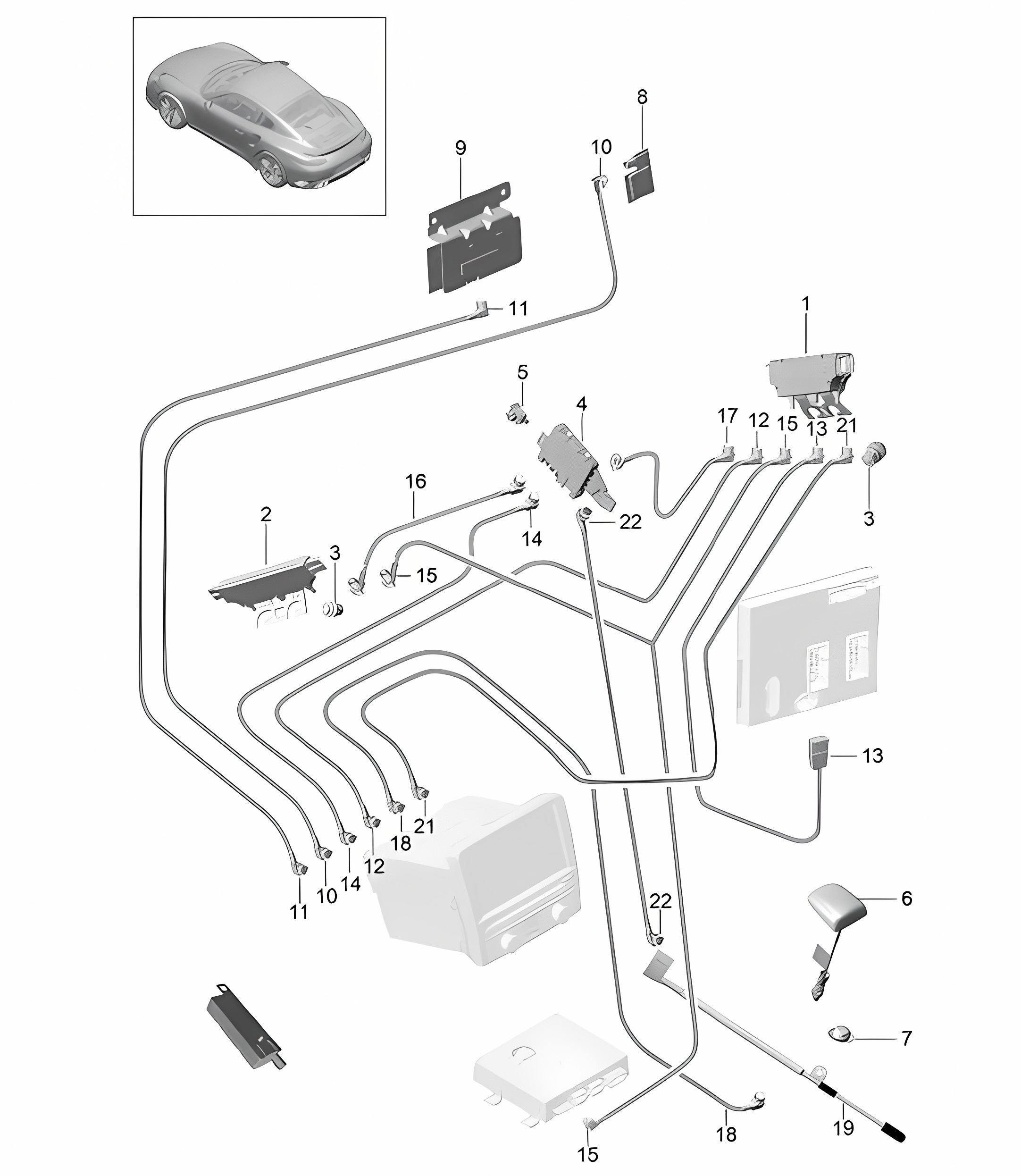 Aerial amplifier / Aerial / Connecting line 991 Turbo >>2016