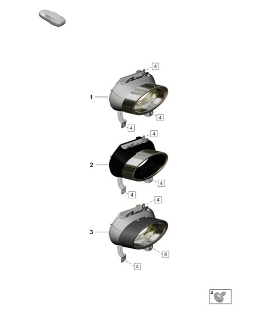 Diagram 202-450 Porsche Cayman 718C (982C) 2017>> Fuel System, Exhaust System