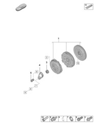 Caja de cambios manual / Acoplamiento 992.1 Carrera 2019 - 2024