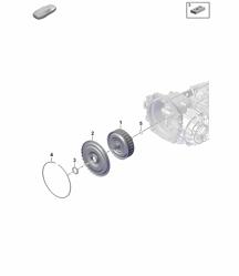 8-speed dual-clutch transmission / - PDK - / Clutch for dual-clutch transmission (MODEL: CDT.00, CDT.30)  992.1 Carrera 2019 - 2024